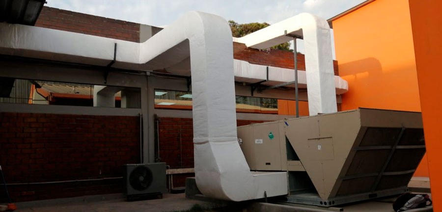 Sistemas HVAC mostrados en el brochure corporativo de ASVID